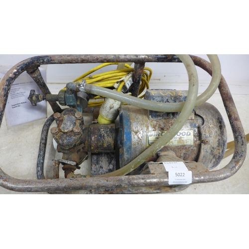 5042 - A Birchwood 110V industrial damp proofing pump