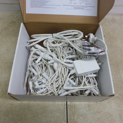 5062 - A quantity of Warm White LED string lights in box