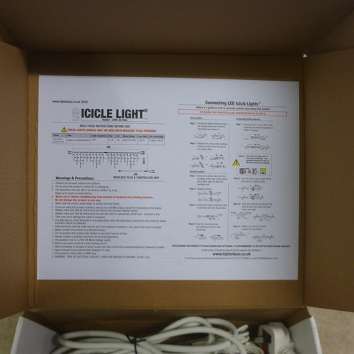 5062 - A quantity of Warm White LED string lights in box