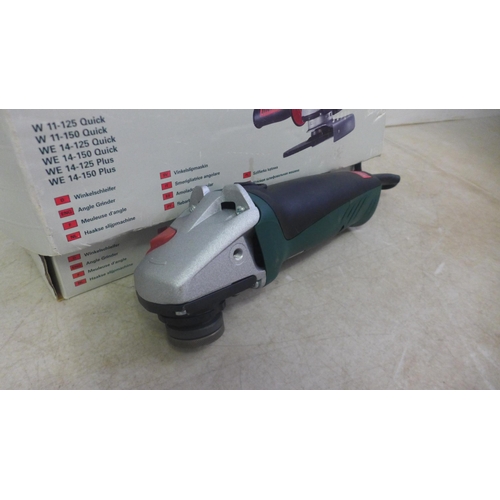 5013 - A Metabo WE14-150 Plus, 110V angle grinder, boxed and a Performance Power NLH260DS, 260W detail sand... 