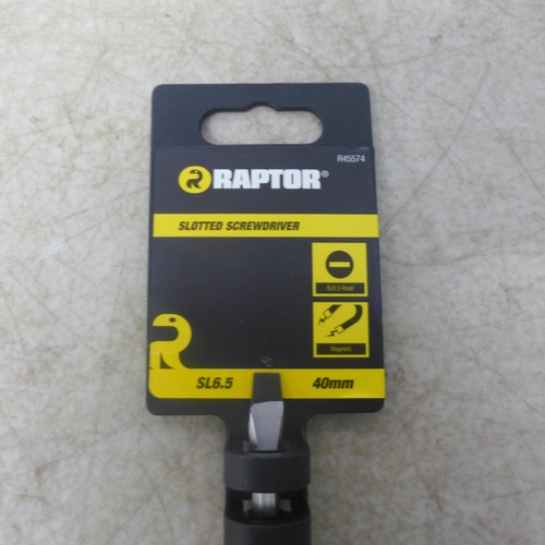 5015 - 25 Raptor SL6.5 40mm slotted screwdrivers