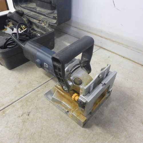 5031 - A Ferm FB5-800N, 240V belt sander, a Bosch PSB 18 X-Cel 18V cordless drill, a Performance Power Pro ... 