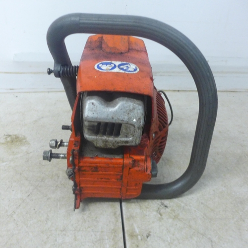 5043 - An Efco MT3700 petrol driven chainsaw body, one other Efco petrol driven chainsaw body and a Stihl M... 