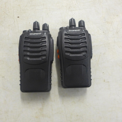 5051 - A pair of Baofeng portable walkie talkies, boxed