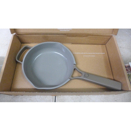 5073 - An Our Place Mini Always pan with lid and spatula, colour dark taupe