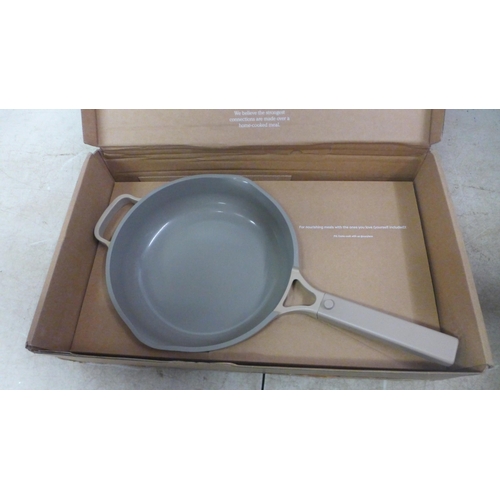 5079 - An Our Place Always pan with lid, spatula and steam basket in colour, gris chaud pale