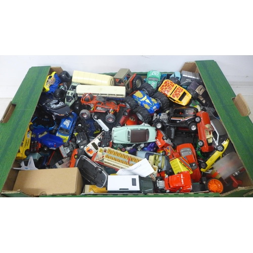 5088 - A large quantity of assorted die-cast model cars and other vehicles