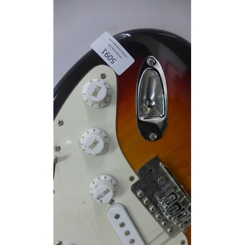 5091 - An electric guitar (Missing 4 strings)