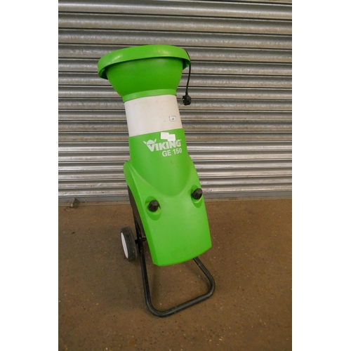 A Viking GE150 garden shredder