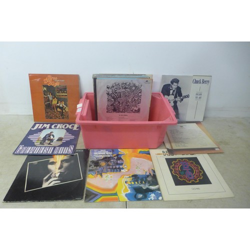 5081 - Approximately 35 LPs including Queen, Roxy Music, The Who, T. Rex, Peter Gabriel, etc.