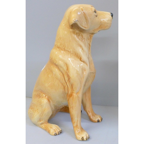 2001 - A Beswick fireside Golden Labrador, 2314 model