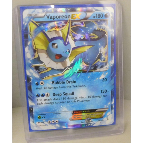 2021 - Over 500 Pokémon cards, including rare cards and holographic in protective wallets