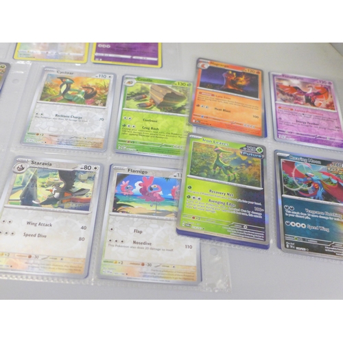 2023 - Over 500 Pokémon cards including rare cards and holographic in protective wallets