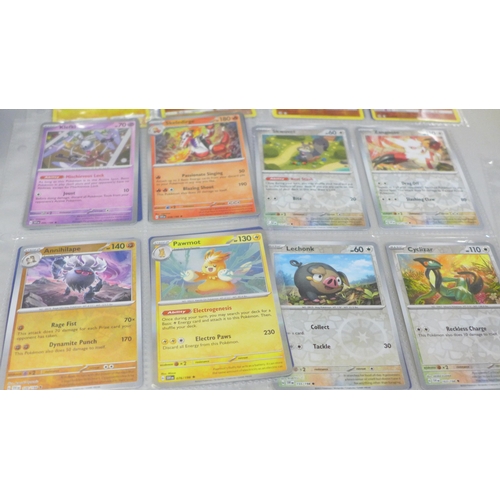 2023 - Over 500 Pokémon cards including rare cards and holographic in protective wallets