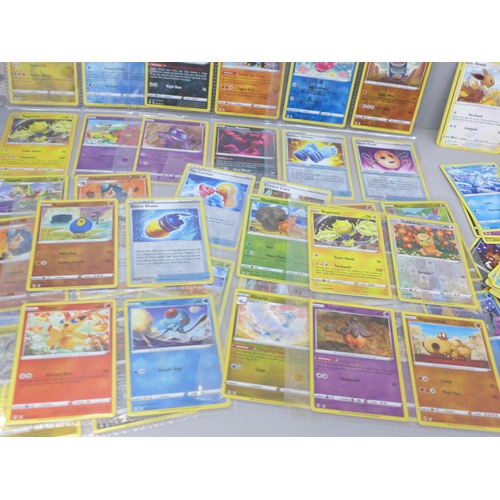 2031 - Over 270 Evolving Skies Pokémon cards including over 50 holographic in protective wallets with some ... 