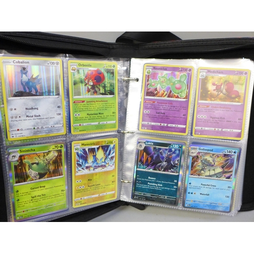 2036 - A full binder of 240 holographic Pokémon cards including rare cards