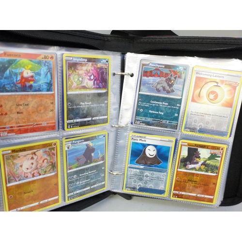 2036 - A full binder of 240 holographic Pokémon cards including rare cards