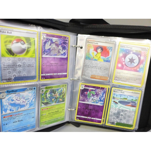 2036 - A full binder of 240 holographic Pokémon cards including rare cards