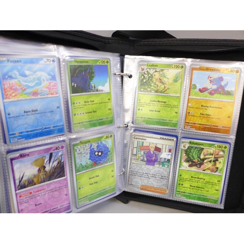 2036 - A full binder of 240 holographic Pokémon cards including rare cards