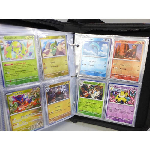 2036 - A full binder of 240 holographic Pokémon cards including rare cards