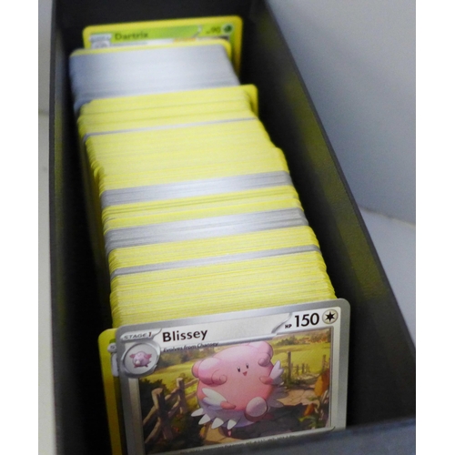 2040 - Over 500 Pokémon cards including rare cards and holographic in protective wallets