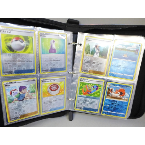 2041 - A full binder of 240 holographic Pokémon cards including rare cards