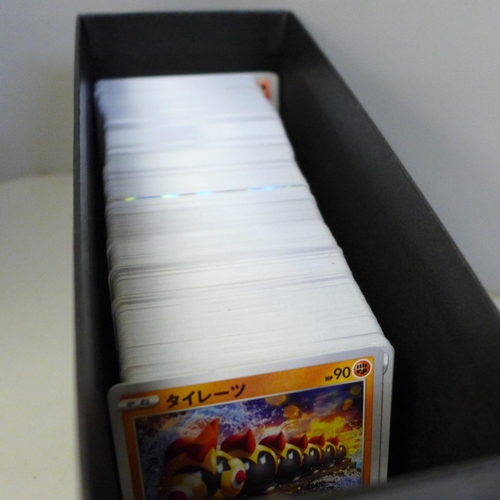 2042 - Over 480 Japanese Pokémon cards including holographic in protective wallets