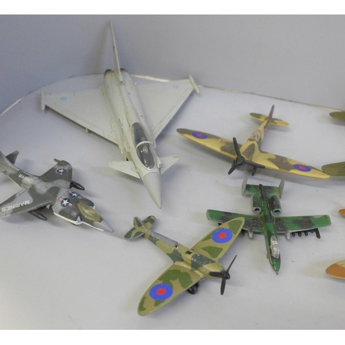 2060 - A collection of die-cast military aircraft, Matchbox and Corgi