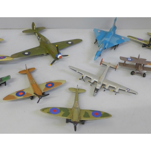 2060 - A collection of die-cast military aircraft, Matchbox and Corgi