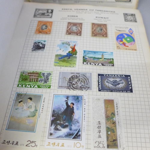 2071 - Two albums of world stamps