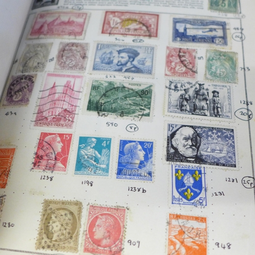 2071 - Two albums of world stamps