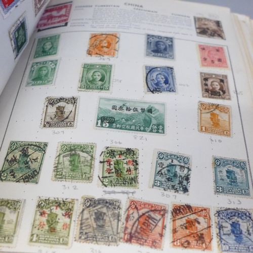 2071 - Two albums of world stamps