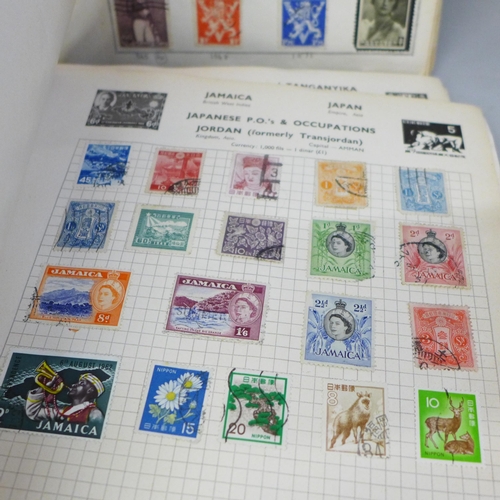 2071 - Two albums of world stamps