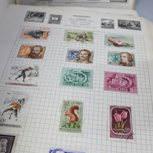 2071 - Two albums of world stamps