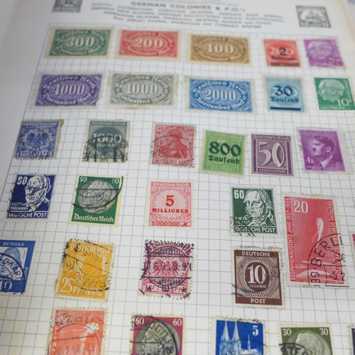 2071 - Two albums of world stamps