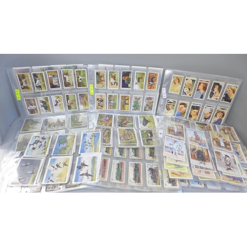 2088 - A large box of cigarette cards, Wills, John Player, Churchman, etc.