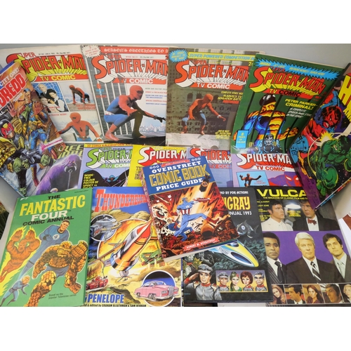 2135 - Over 50 comics and cartoon annuals, mainly Marvel titles