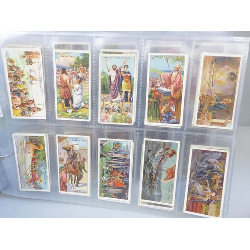 2180E - An album of Wills cigarette cards