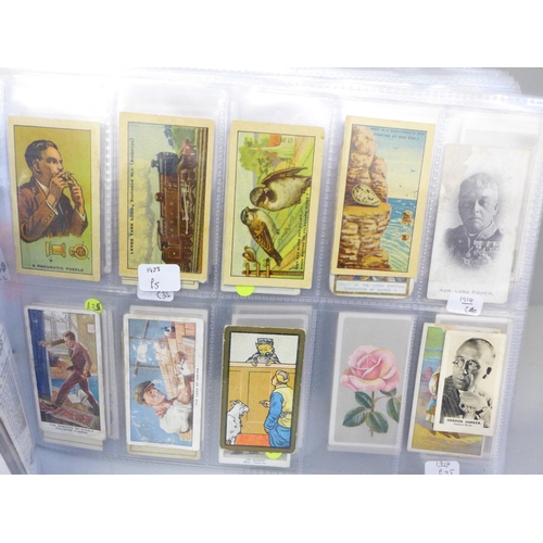 2180F - A collection of football themed and other cigarette cards, various brands