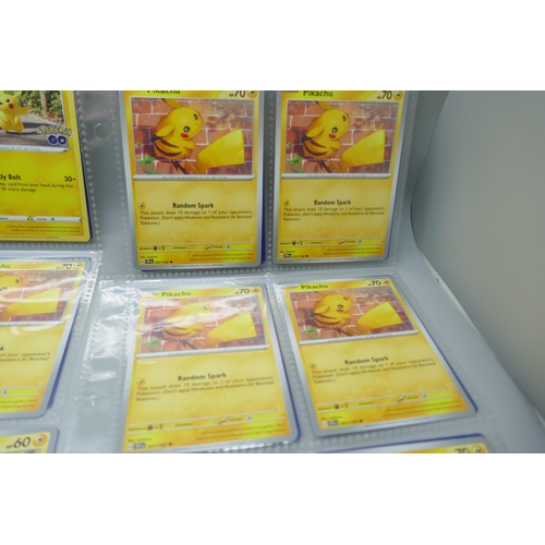 2187 - 64 Pokémon cards including vintage and various Pikachu