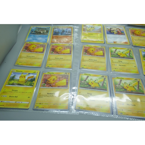 2187 - 64 Pokémon cards including vintage and various Pikachu