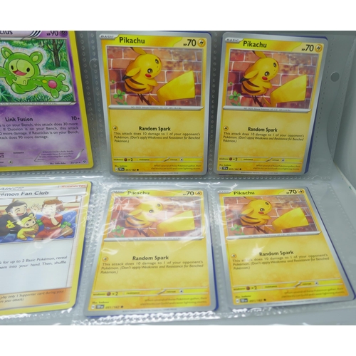 2187 - 64 Pokémon cards including vintage and various Pikachu