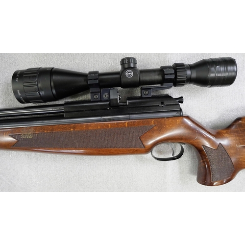 2252 - A BSA 0.22 calibre air rifle with Airmax AR6 scope and silencer