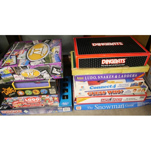 2291 - Monopoly, Ludo, Connect 4 and other board games (11) **PLEASE NOTE THIS LOT IS NOT ELIGIBLE FOR IN-H... 