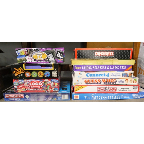 2291 - Monopoly, Ludo, Connect 4 and other board games (11) **PLEASE NOTE THIS LOT IS NOT ELIGIBLE FOR IN-H... 