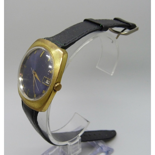 7262 - A Mudu 25 jewel Doublematic wristwatch, circa 1970s