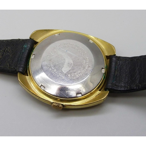 7262 - A Mudu 25 jewel Doublematic wristwatch, circa 1970s