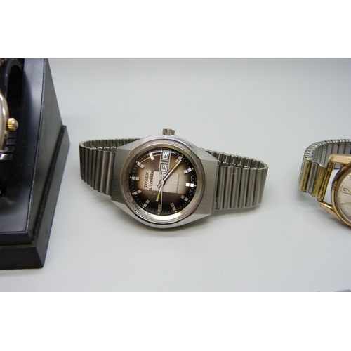 7272 - Four wristwatches including Timex and Accurist