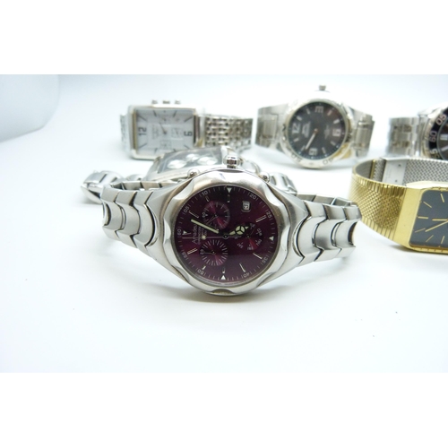 7275 - A collection of wristwatches including Casio, Amadeus and Slazenger