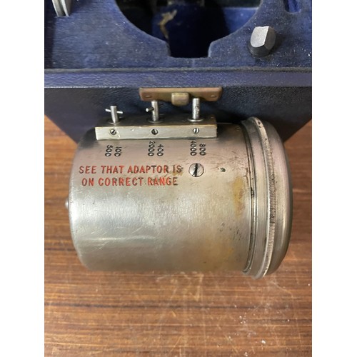 225 - A vintage military issue Speed Indicator by Elliot Brothers, London, boxed